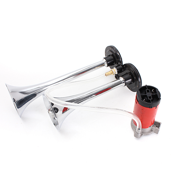 150DB 12V Air Horn Dual Trumpet Super Loud Compressor Twin Tone Boat Truck Lorry - Picture 7 of 11