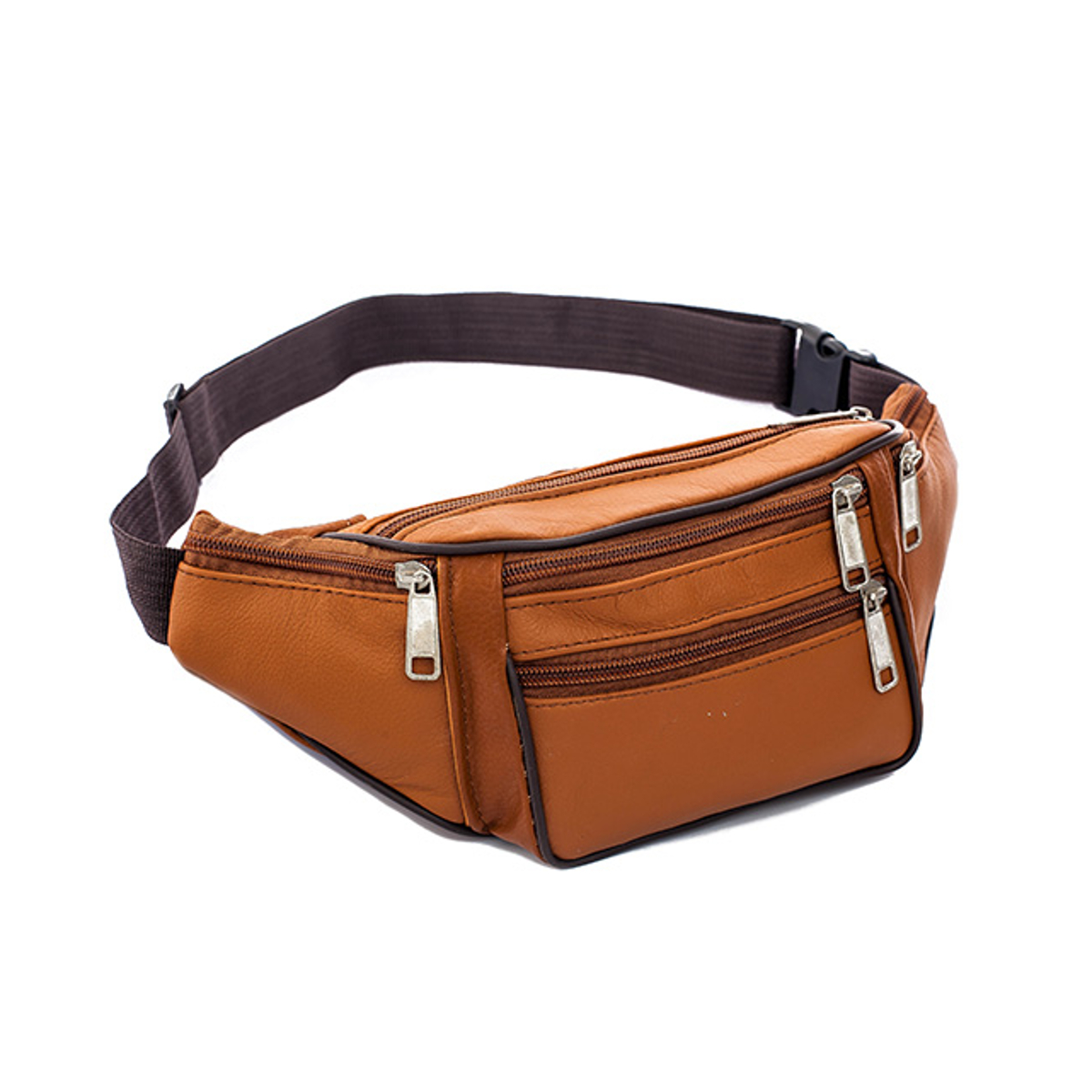 Fanny Pack Belt Waist Bag Leather Pack Travel Purse Hip Belt Pouch For Men Women