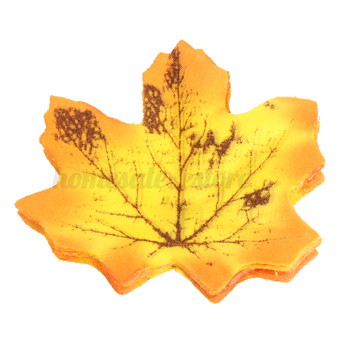 100Pcs Artificial Maple Fall Leaves Autumn Leaf Wedding Table Favor Decoration