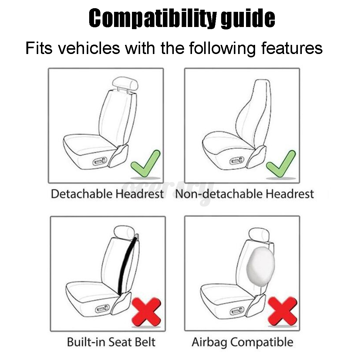 Auto Sitzbezug Sitzauflage Abdeckung Polyester Vorne Universal Für Sedan SUV LKW