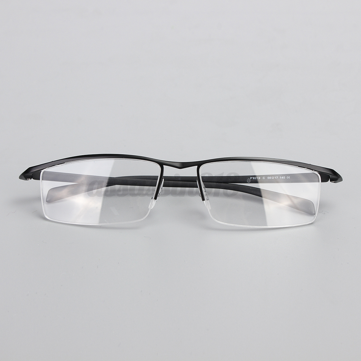Men Half Rimless Titanium Eyeglass Frame Spectacles ...
