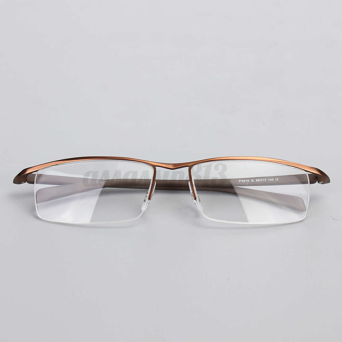 Men Half Rimless Titanium Eyeglass Frame Spectacles ...