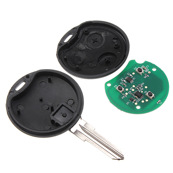 BMW MINI 2 bottoni telecomando case Chiave con Lama taglio per il tuo LOCK! 2003-2005