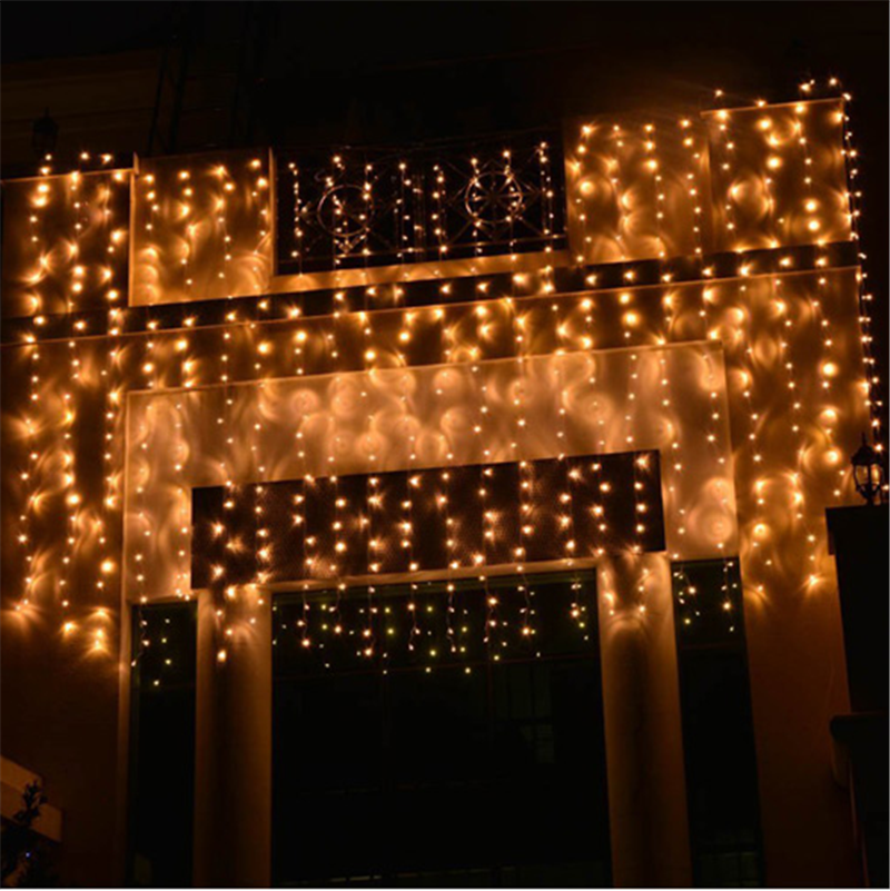 300 600 800 1000 Led Curtain Fairy Lights Wedding Xmas 300 600 800 1000 Led Curtain Fairy Lights