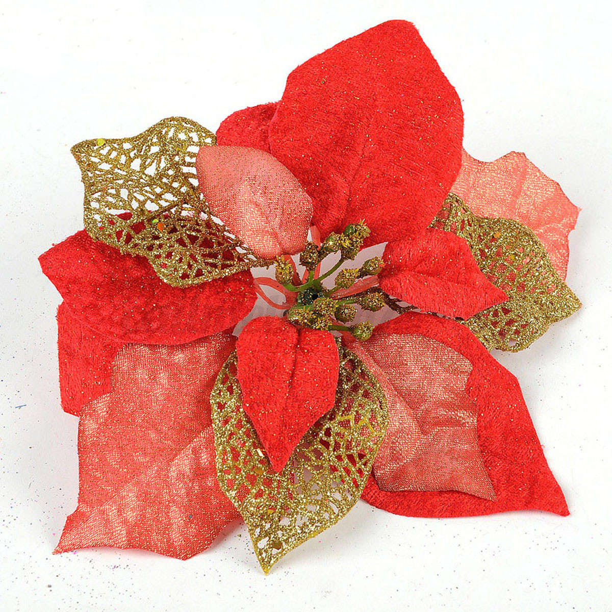 glitter christmas xmas tree flower poinsettia decoration glitter christmas xmas tree flower poinsettia decoration