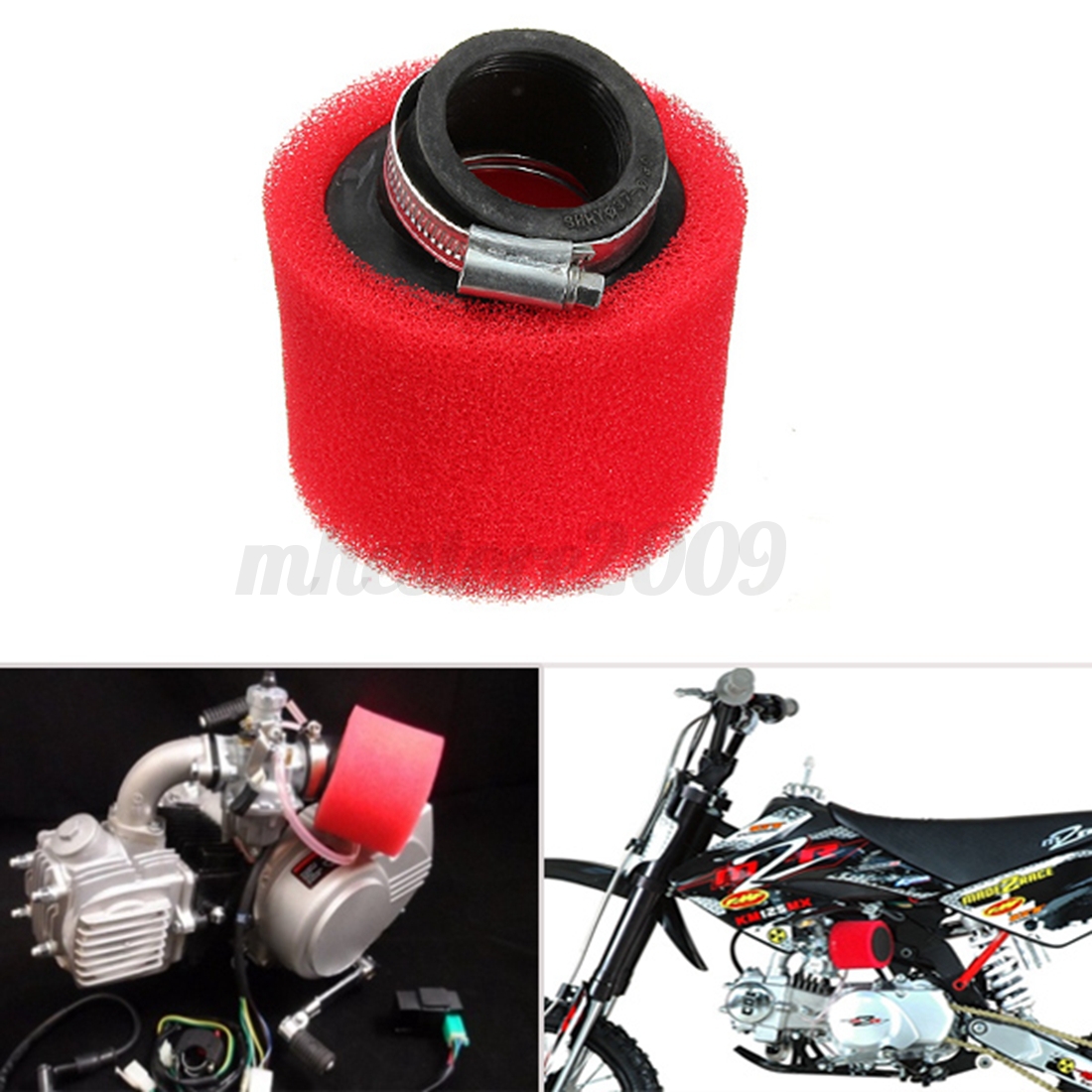 38mm Air Filter for 90cc-125cc QUAD Go Kart Dirt bike Pit Bike Motorcycle ea