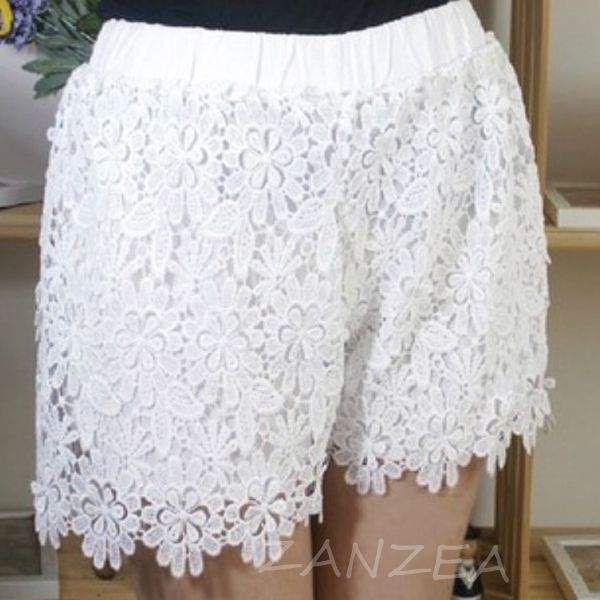 Women Elastic Waist Lace Crochet Hot Pants Hollow Out Beach Shorts Plus Pants Ebay Women Elastic Waist Lace Crochet Hot Pants Hollow Out Beach Shorts Plus Pants Ebay