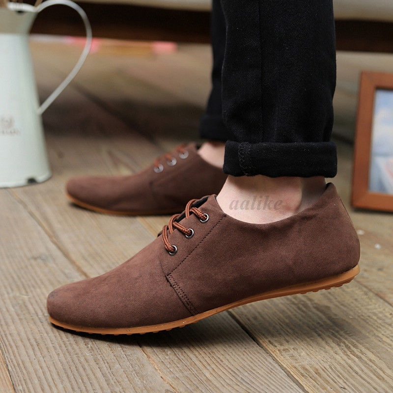 suede casual shoes mens