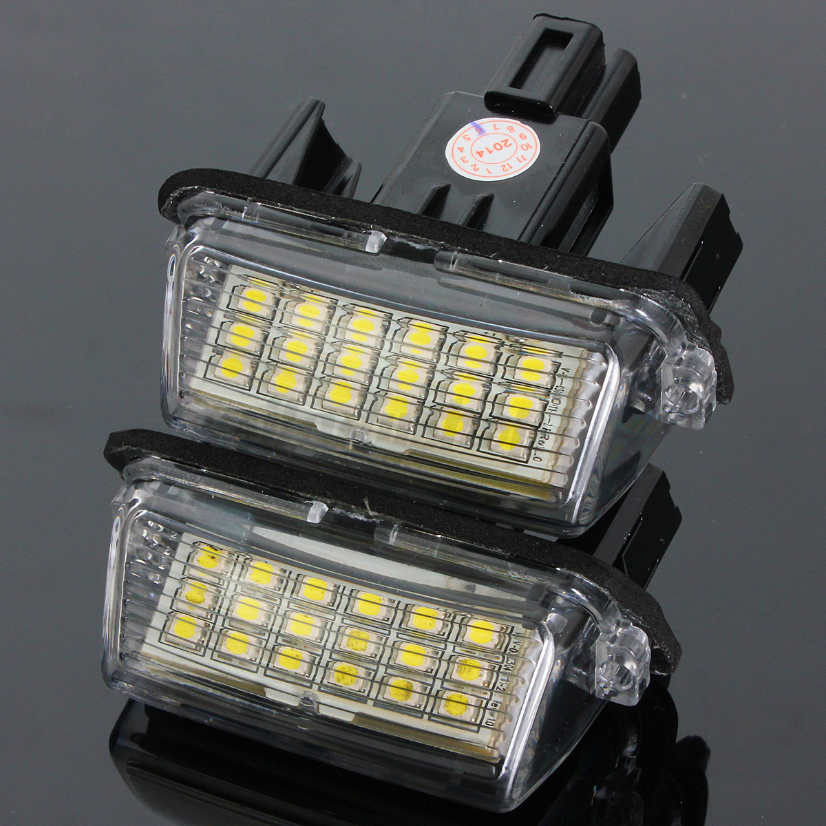 2x Led License Number Plate Light For Toyota Camry Yaris Prius Corolla Fielder 970846407236