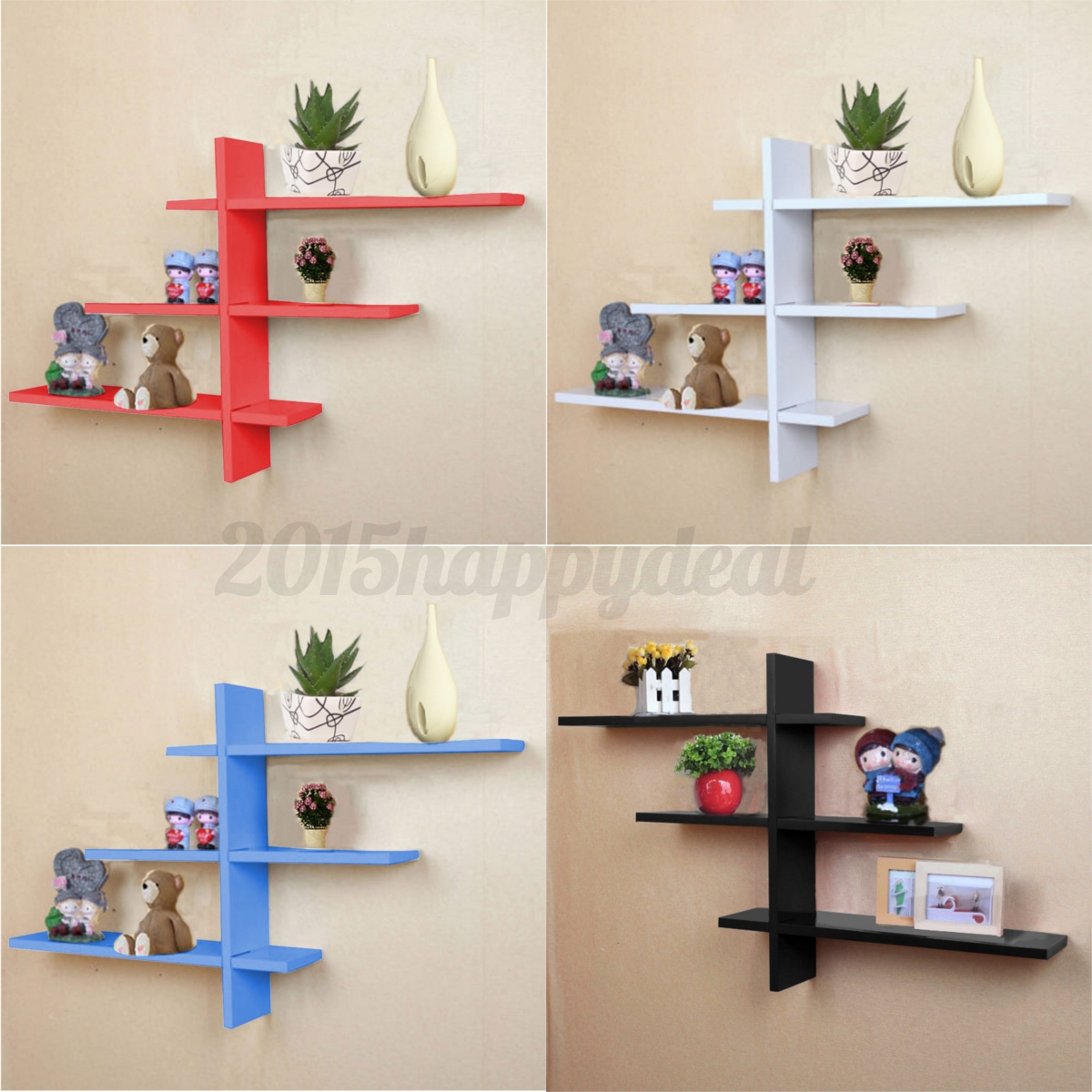 Heavy Duty T Shape Floating Wall Mount Shelves Book Dvd Storage Image Is Loading Heavy Duty T Shape Floating Wall Mount Shelves