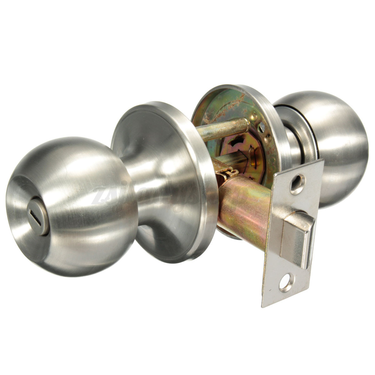Door Knob Set Handle Lock Set Privacy Entrance Passage Stainless