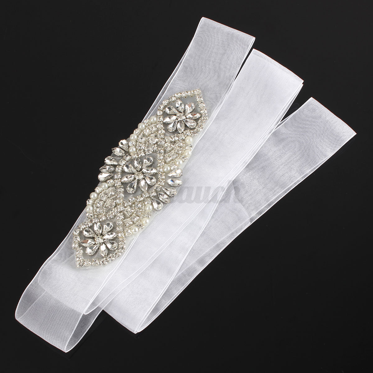 Rhinestones Bridal Crystal Wedding Belt Dress Sash For Wedding Accessories