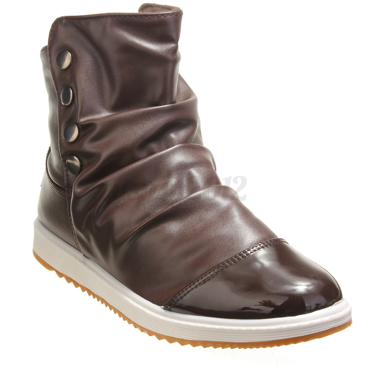 mens slippers ankle high new mens high top winter warm ankle boots flat leather mens slippers ankle high new mens high top winter warm ankle boots flat leather