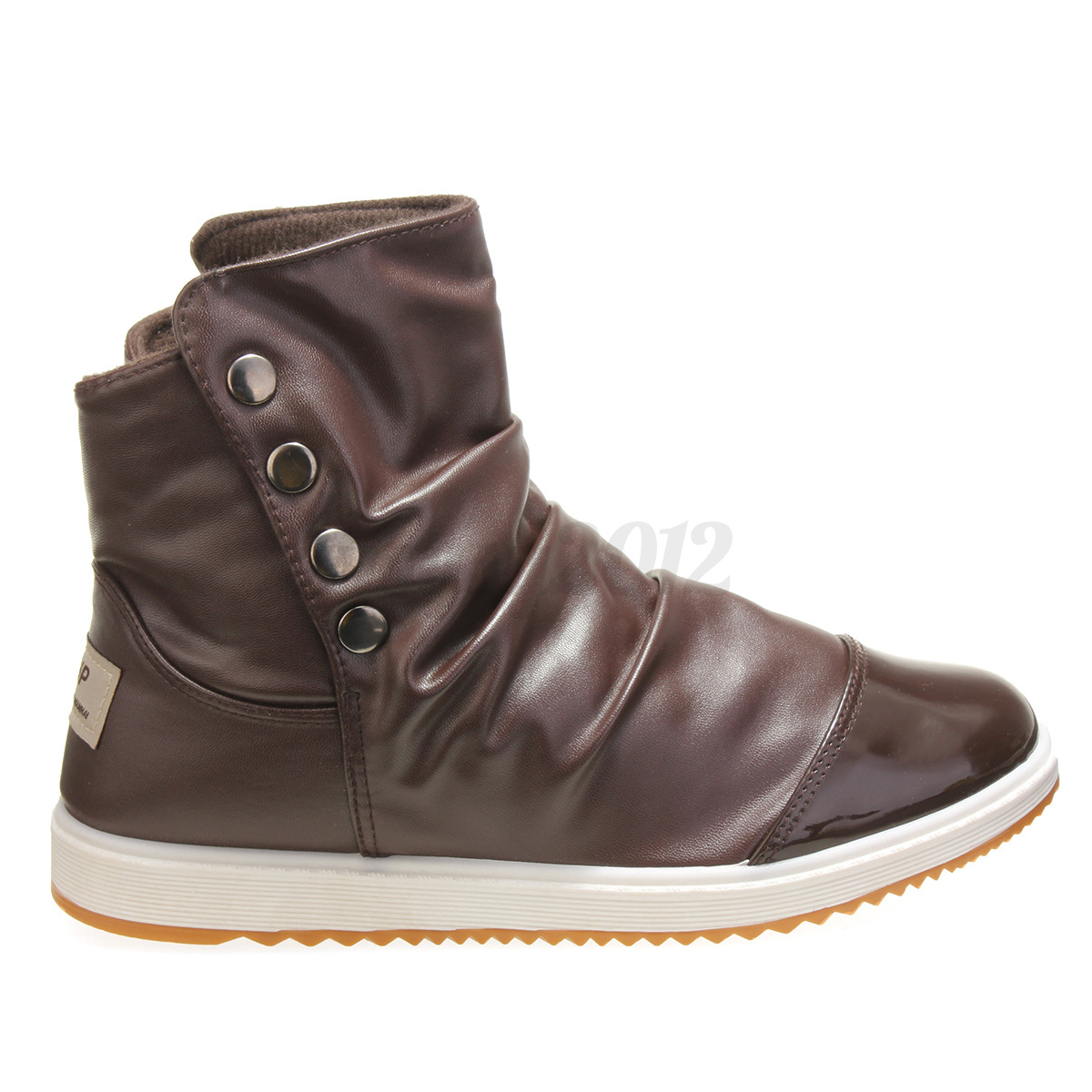 mens winter slip on boots new mens high top winter warm ankle boots flat leather mens winter slip on boots new mens high top winter warm ankle boots flat leather