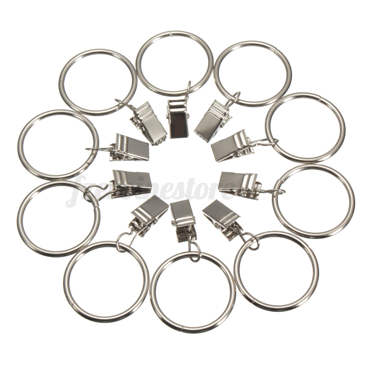 Voile Net Rings With Clips Voile Net Rings With Clips