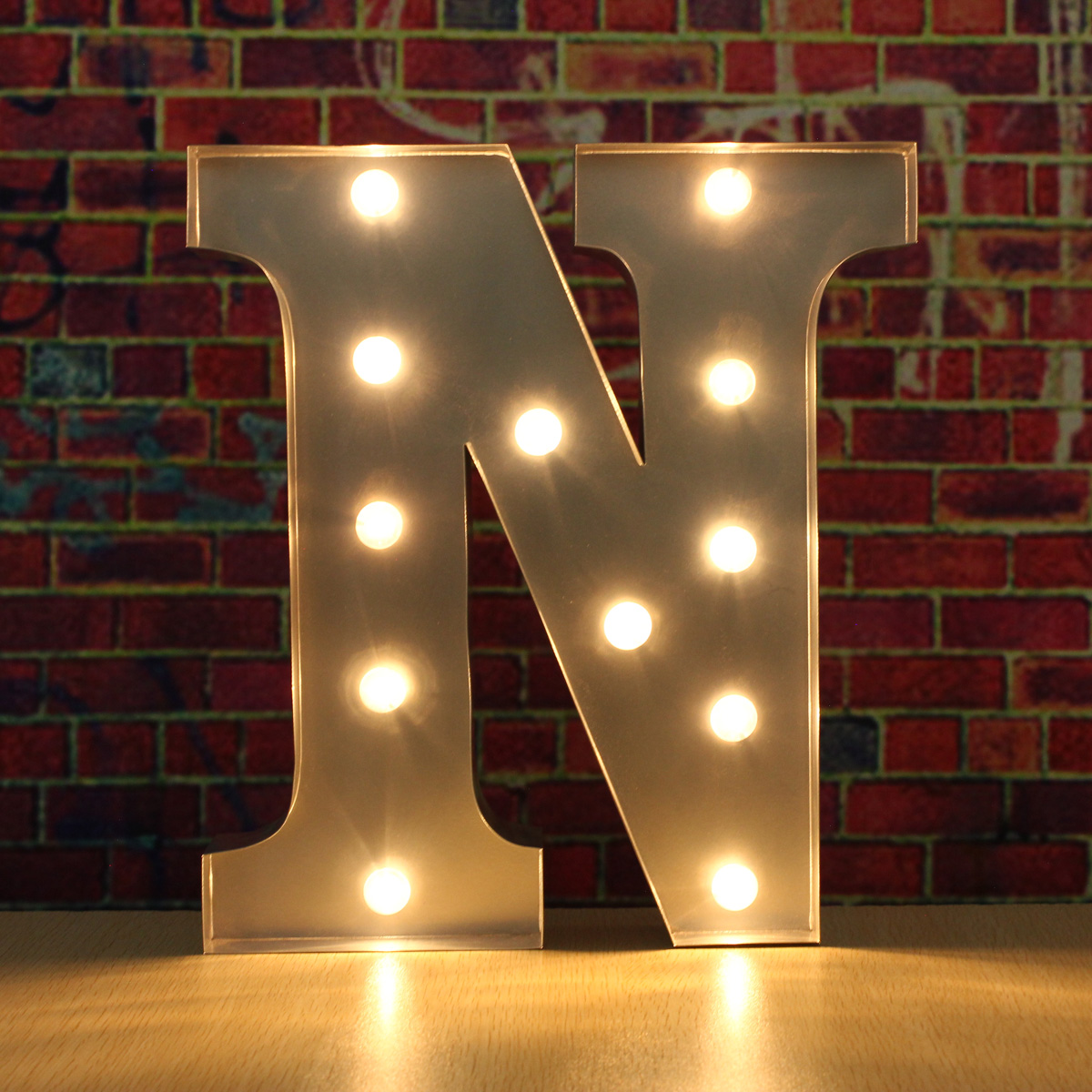 12 Alphabet Led Letter Lights Light Up Metal Standing Hanging 12 034 Alphabet Led Letter Lights Light Up