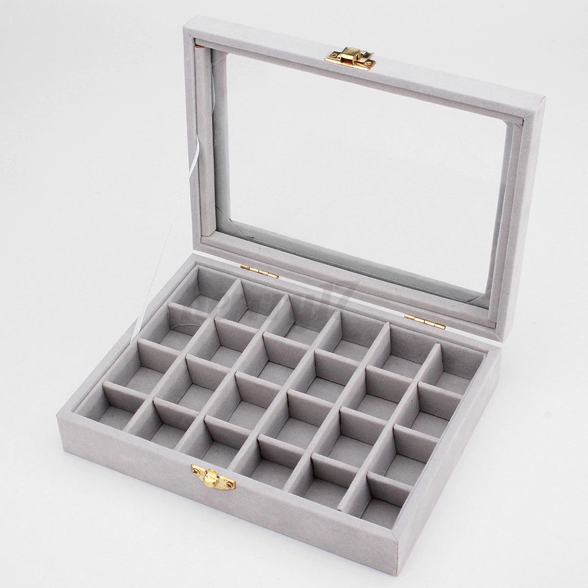 Uk Velvet Ring Display Jewelry Organizer Case Tray Earring Storage Uk Velvet Ring Display Jewelry Organizer Case Tray