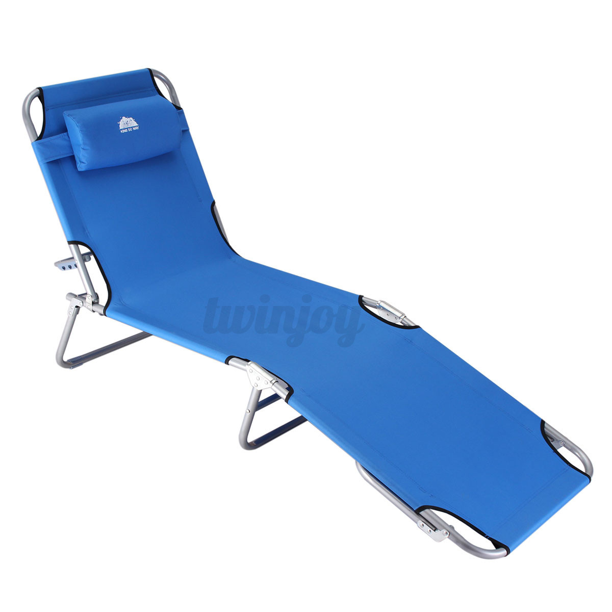 Sun Lounger Folding Recliner Chair Portable Reclining Garden Outdoor Sun Lounger Folding Recliner Chair Portable Reclining Garden