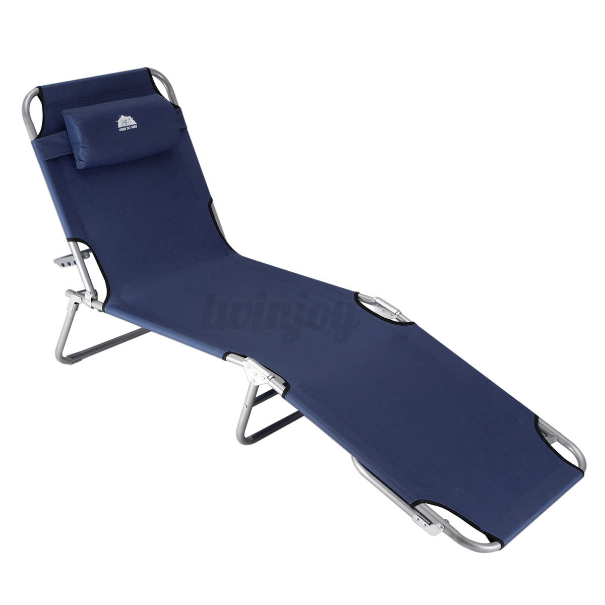 Sun Lounger Folding Recliner Chair Portable Reclining Garden Outdoor Sun Lounger Folding Recliner Chair Portable Reclining Garden