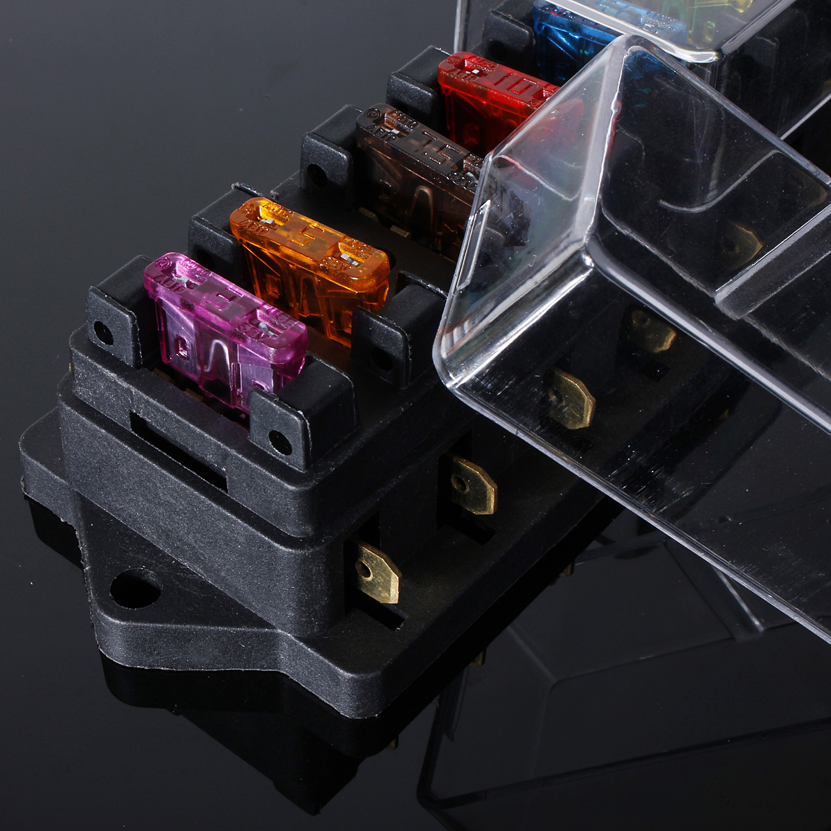 FUSE HOLDER BOX BLOCK 8 WAY CAR VEHICLE CIRCUIT AUTOMOTIVE ... vehicle fuse box 
