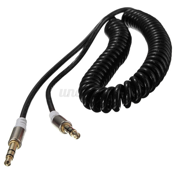 Headphone Wire Spiral spiral curly 3 5mm stereo to audio headphone aux Headphone Wire Spiral spiral curly 3 5mm stereo to audio headphone aux