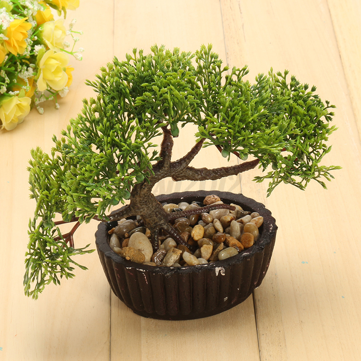 bonsai tree for office. image is loading flame-pine-bonsai-tree-plant-oval-pot-artificial- bonsai tree for office t