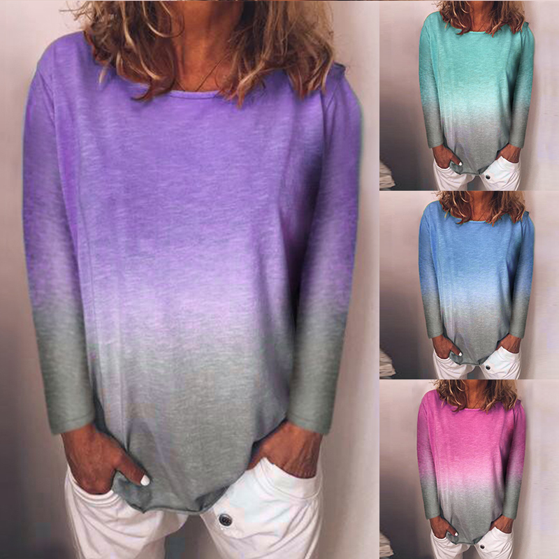 Women/'s Long Sleeve Loose Sweater Jumper Tops Tunic Sweater Dress USA