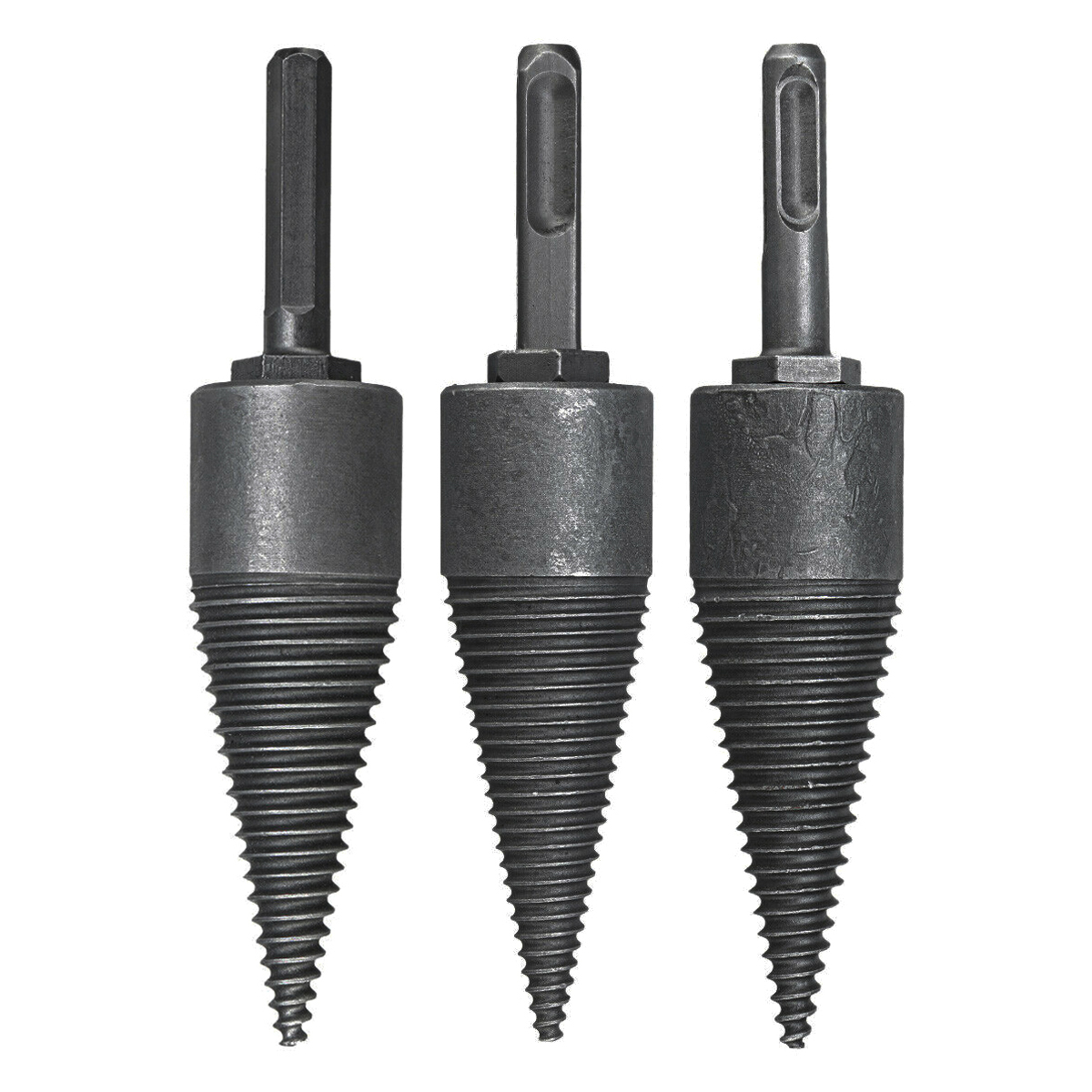 VITE SPACCALEGNA SEGHE SPLITTER DRILL TRAPANO A MANO PUNTA ACCIAIO DURABILE ❤ *