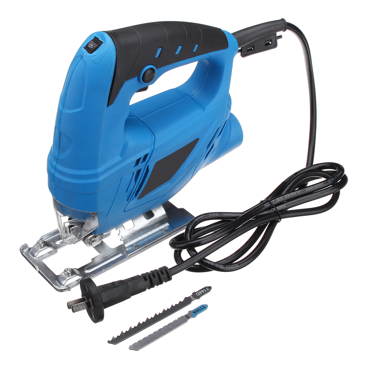 710W Electric Jigsaw Wood Iron Jig Saw Cutter Cutting Woodworking + 2