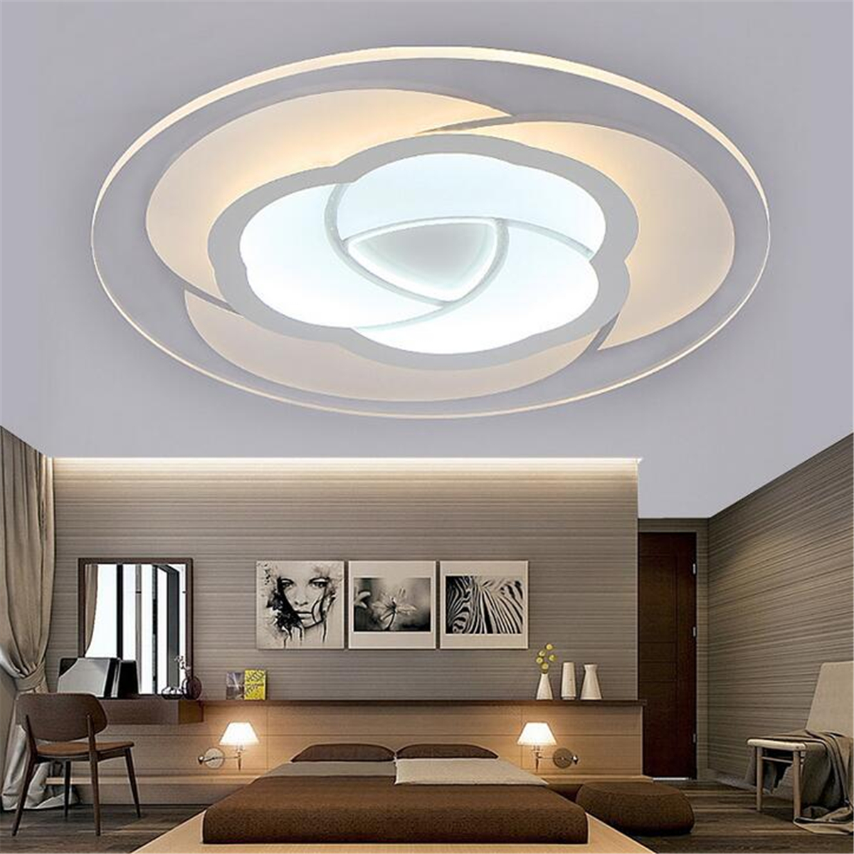 Led Modern Flower Acrylic Ceiling Light Chandelier Lighting Lamp Led Modern Flower Acrylic Ceiling Light Chandelier Lighting