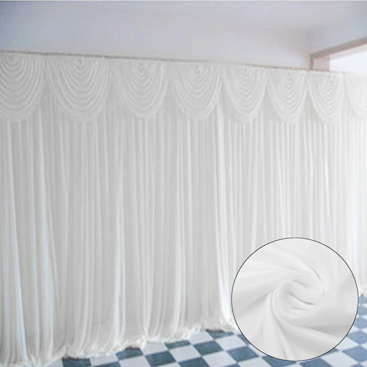 3m X 3m Wedding Stage Backdrop Photography Background Draping
