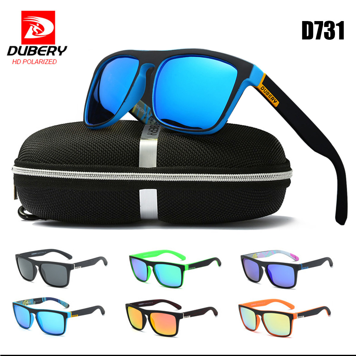 KDEAM OCCHIALI DA SOLE POLARIZZATI UV400 SPORT CICLISMO GIUDA AUTISTA UOMO !