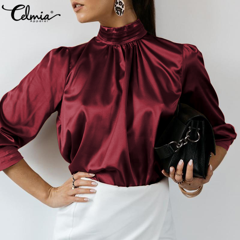 plus size high neck blouse