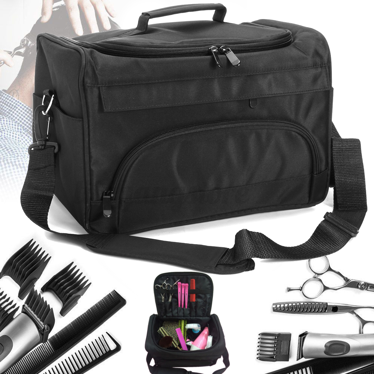 Salon Barber Tool Bag Hairdressing Hair Equipment Tool Carry