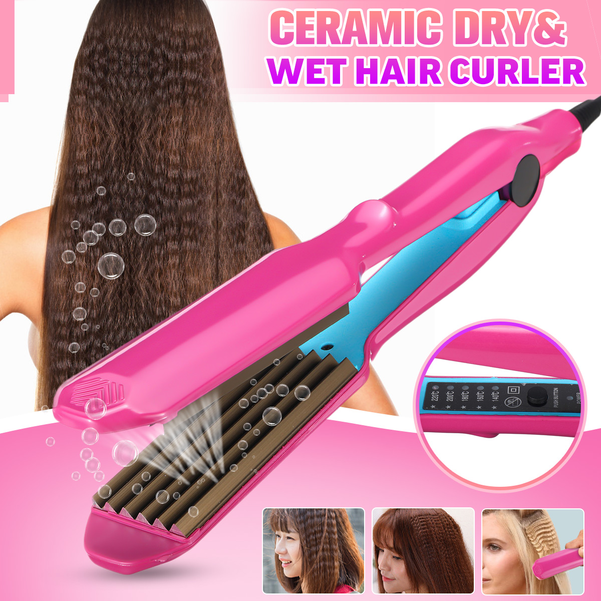 crimping curling iron