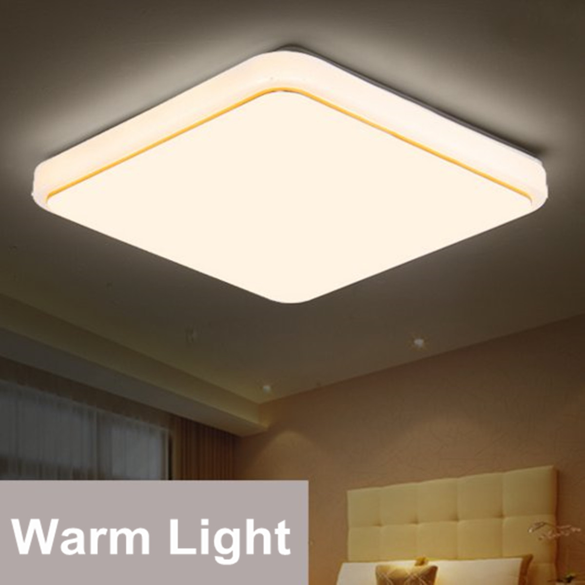 12 18w Modern Square Led Ceiling Light Home Bedroom Kitchen Mount 12 18w Modern Square Led Ceiling Light Home