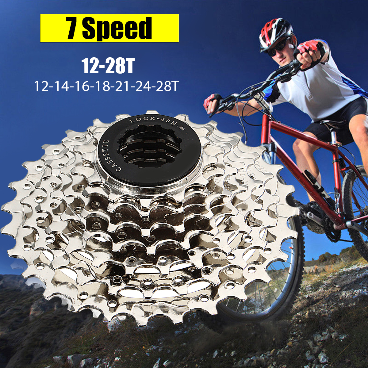 7 speed bike cassette