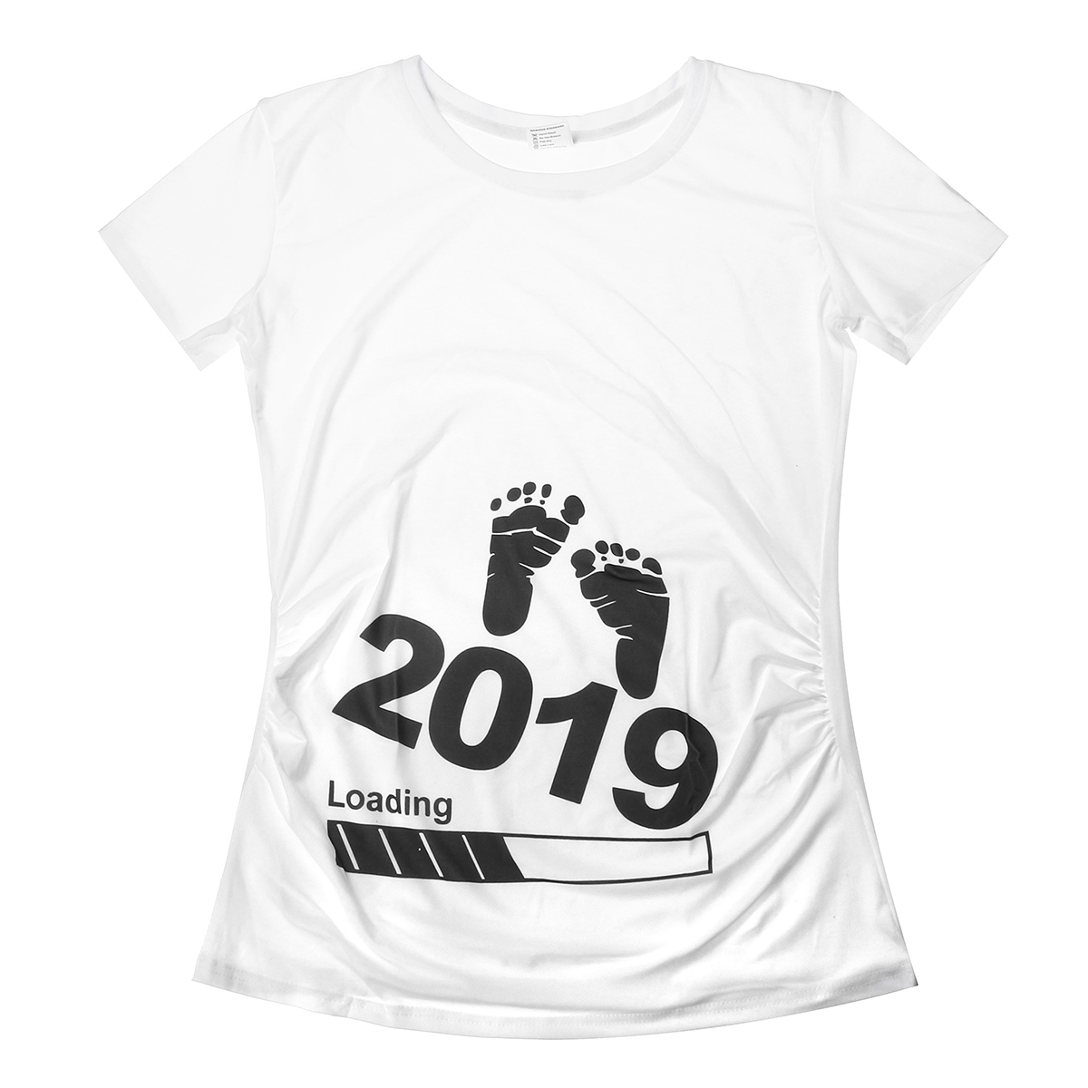 T-SHIRT MAGLIETTA DONNA PREMAMAN GRAVIDANZA PARTO FRASE DIVERTENTE MP19