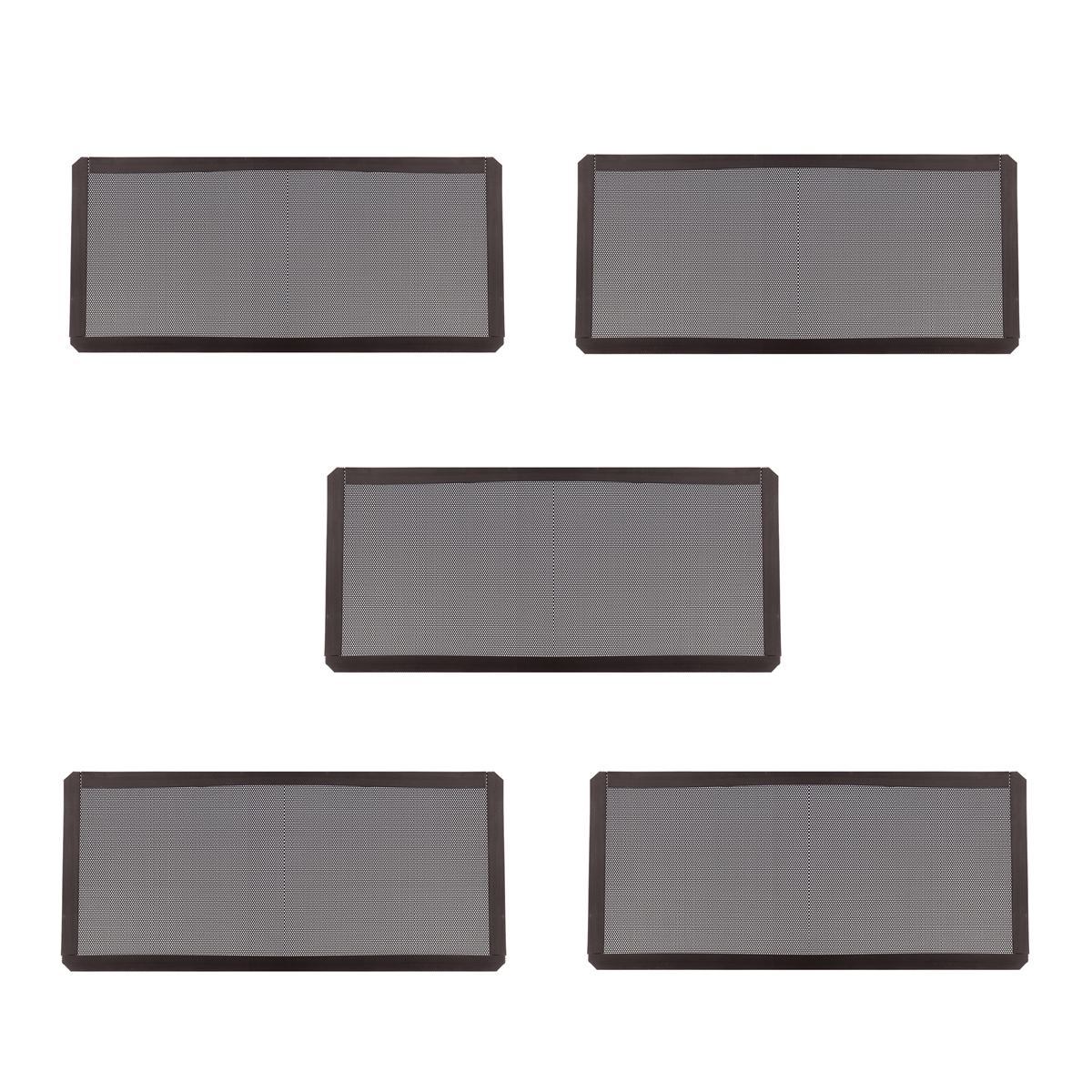 5PCS 12x24CM PC Computer Chassis Fan Cover Magnetic Dust-proof Filter Mesh