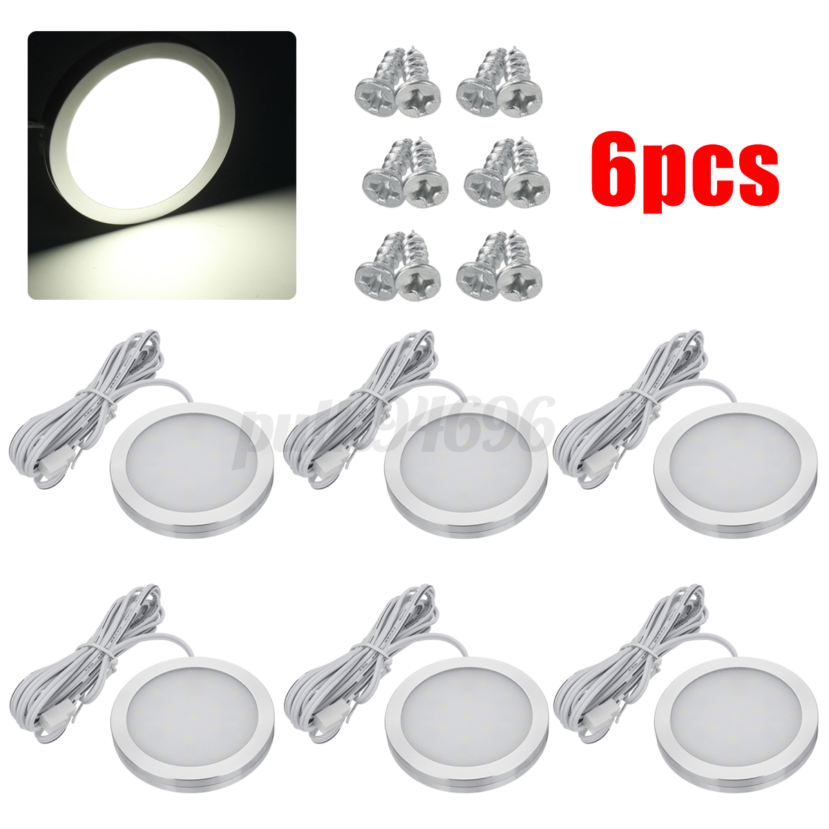 10Pcs 12V LED Light Interior Spot Lamp For VW T4 T5 Transporter Camper Van Boat