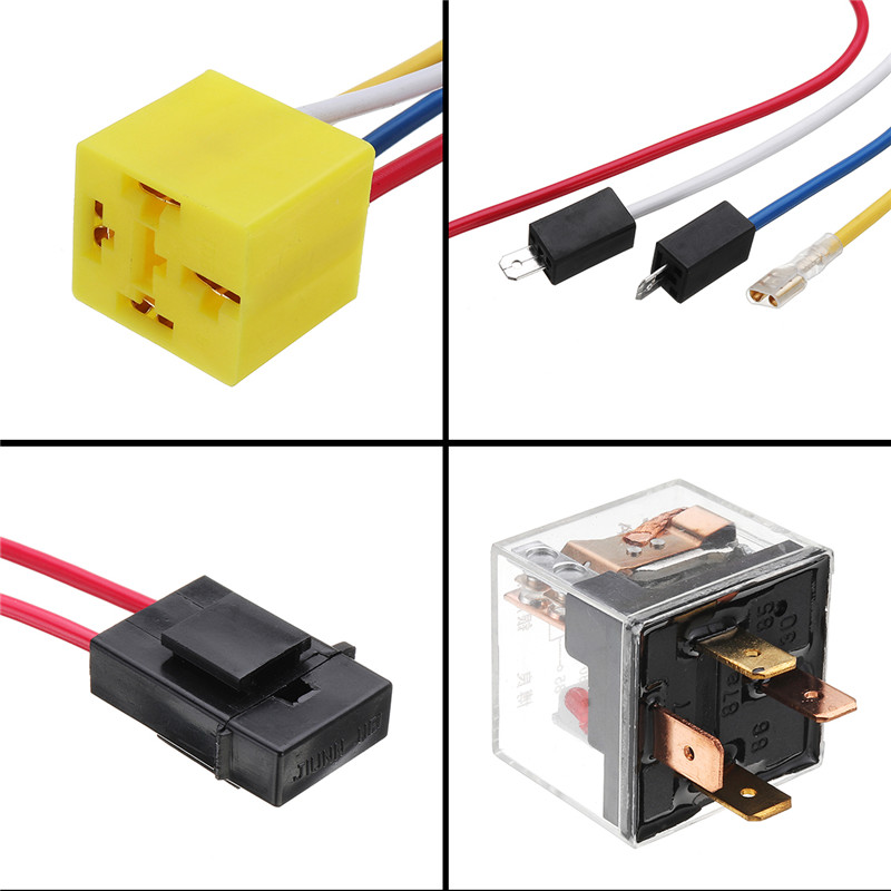 Universal Car Truck Train Dual Tone Electric Air Horn Wiring Harness