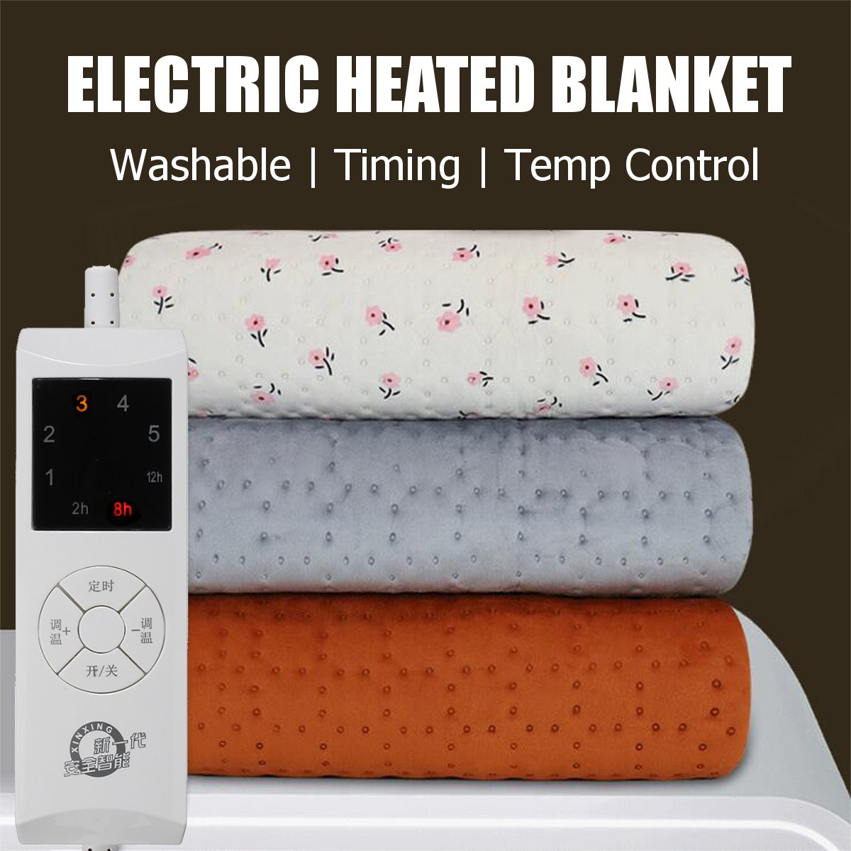 180x90cm Electric Heated Blanket Winter