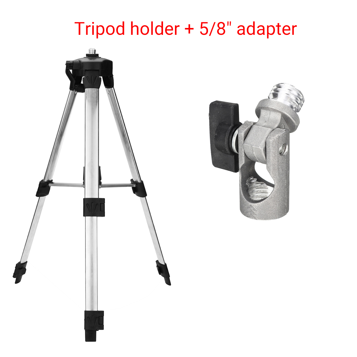 Nivellierstativ Teleskop Stativ 5//8/'/'-1//4/'/' Adapter für Laser Nivelliergerät