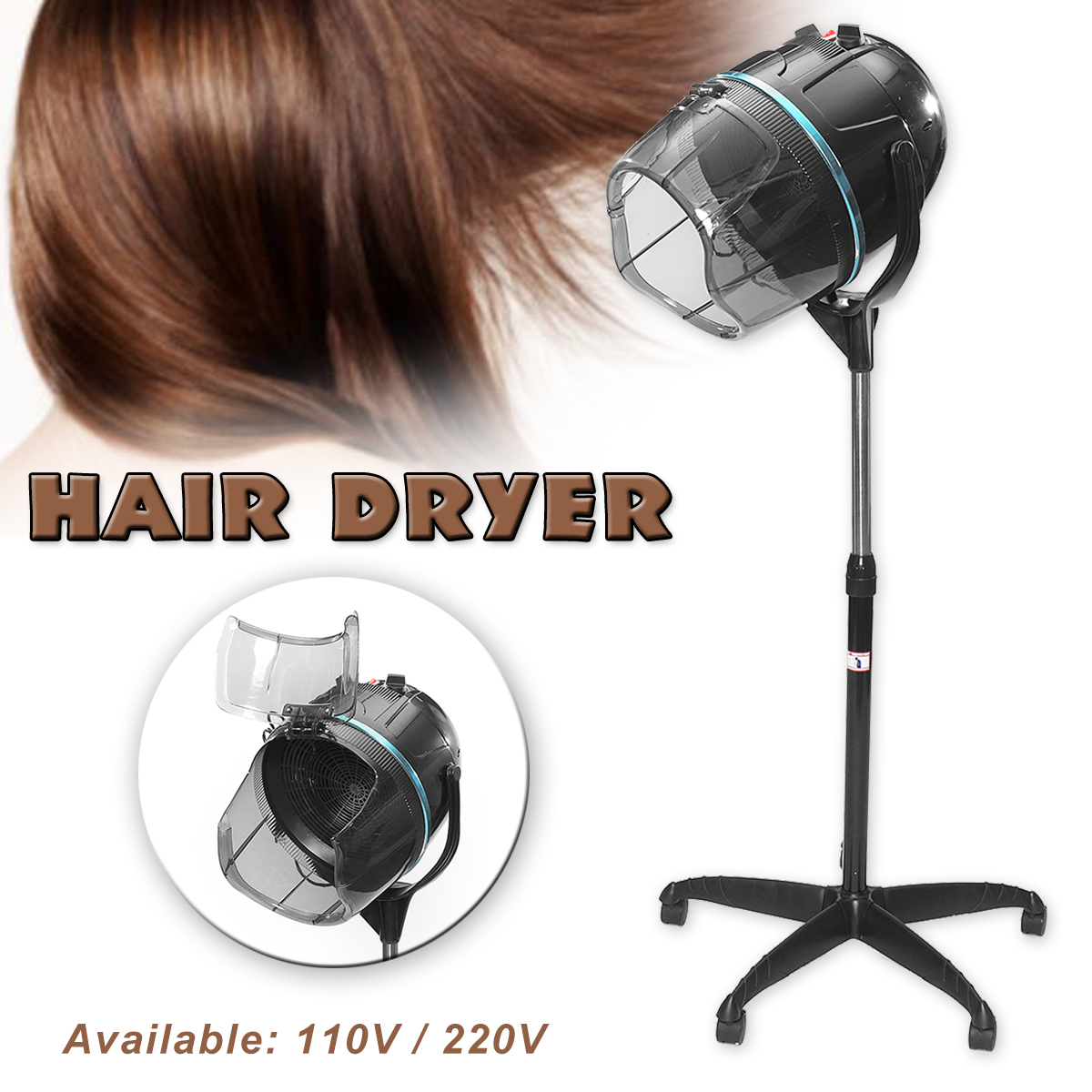 Professional Hair Dryer Color Processor Salon Drying Perming