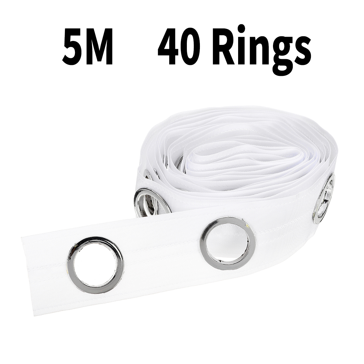 5m Round Eyelet Ring Sewing Tape For Eyelets Curtain Blinds
