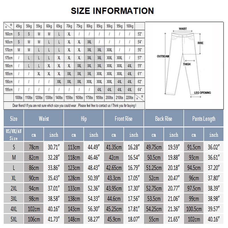 asian pants size to european
