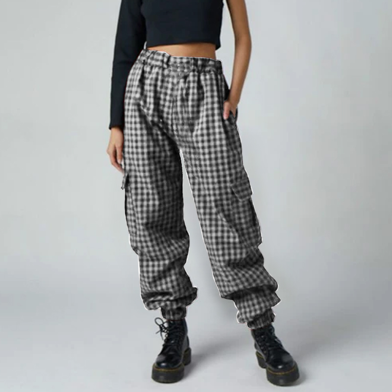 tartan cargo pants