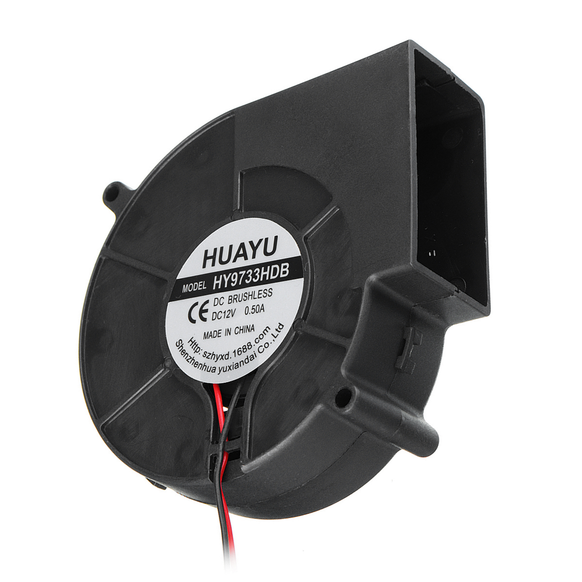 12V 97x33mm Brushless Blower Centrifugal Cooling Fan Computer 2pin DC 0.5A