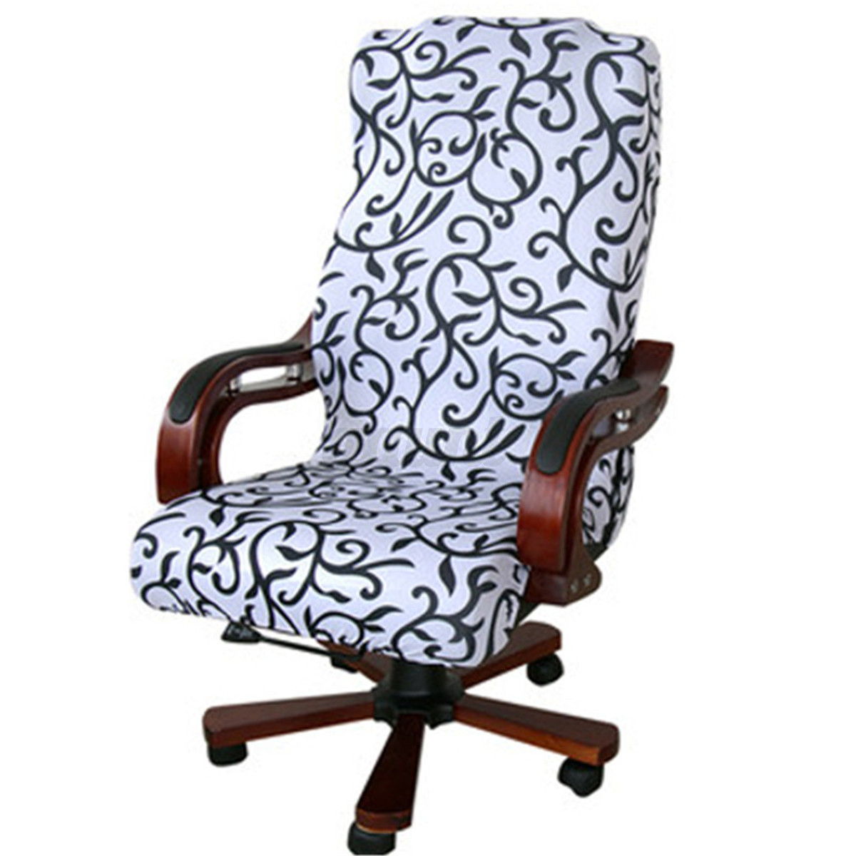 Swivel Computer Chair Cover Stretch Office Armchair Protector Seat Swivel Computer Chair Cover Stretch Office Armchair Protector