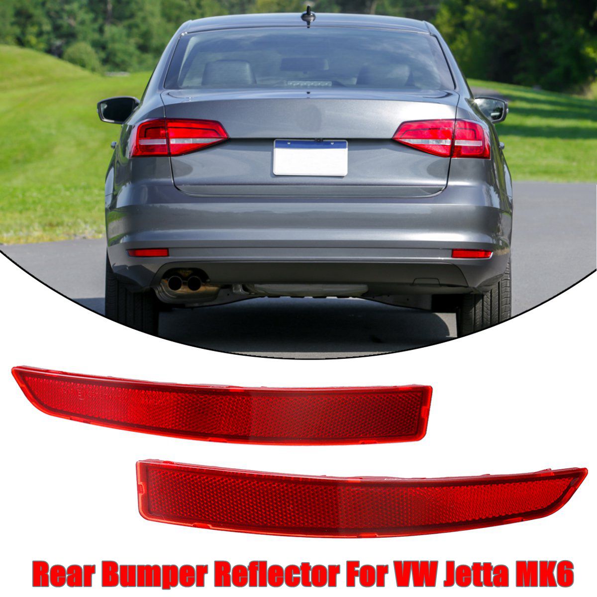 Genuine OEM VW Rear Bumper Reflector Jetta 2015-2017 for Driver Side 5C6945105B